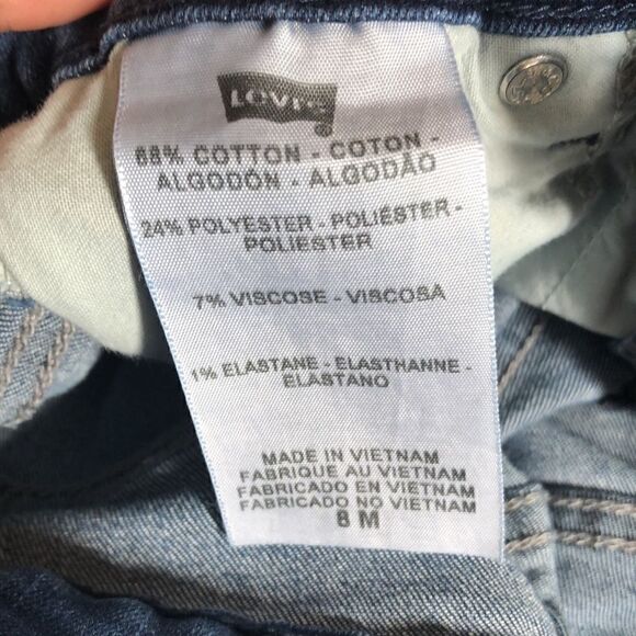 Levi’s 512 Slimming Bootcut Medium Wash High Rise Jeans Women’s Size 8M - Picture 5 of 7